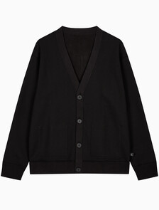 Buy 남성 프리미엄 리버서블 기모 가디건 in color CK BLACK