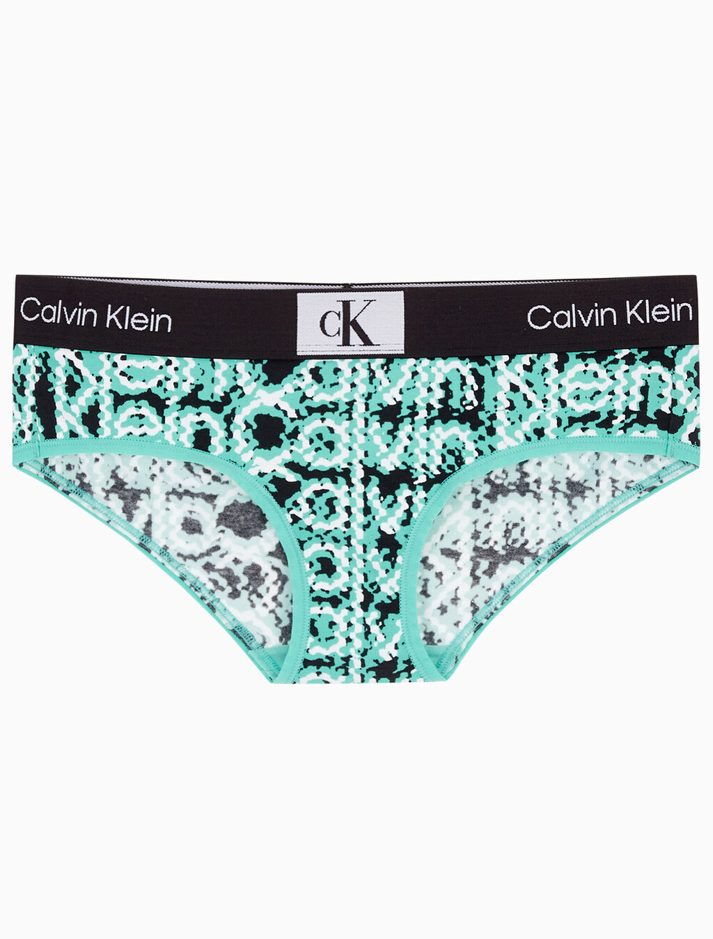 Buy 여성 1996 코튼 AF 힙스터 팬티 in color LAYERED WAVY LOGO PRINT FRESH PEPPERMINT