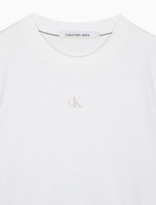 Buy 남녀공용 디퓨즈 그래픽 반팔 티셔츠 in color BRIGHT WHITE