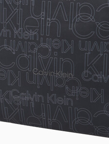 Buy 남녀공용 CK 쇼퍼 토트백 in color BLACK AOP/BLACK
