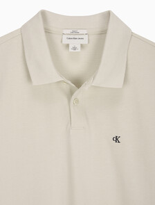 Buy 모노그램 피케 폴로 티 in color BEIGE