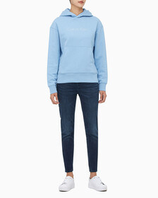 Buy 여성 릴렉스핏 스탠다드 로고 후디 in color GLACIER  LAKE