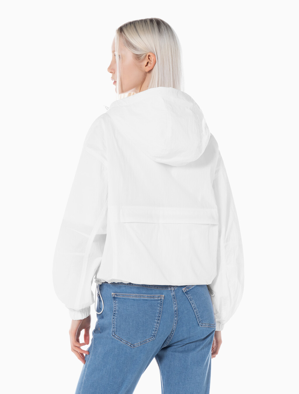 Buy 여성 패커블 윈드 브레이커 in color BRIGHT WHITE