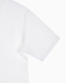 Buy 남성 릴렉스핏 인스티튜셔널 로고 반팔 스웨트셔츠 in color BRIGHT WHITE