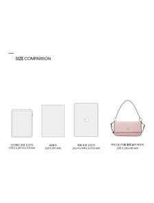 Buy 여성 CKJ 모노그램 플랩 숄더 파우치 in color PINK