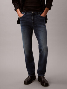 Buy 남성 에이바디 슬림핏 데님 in color Blue black