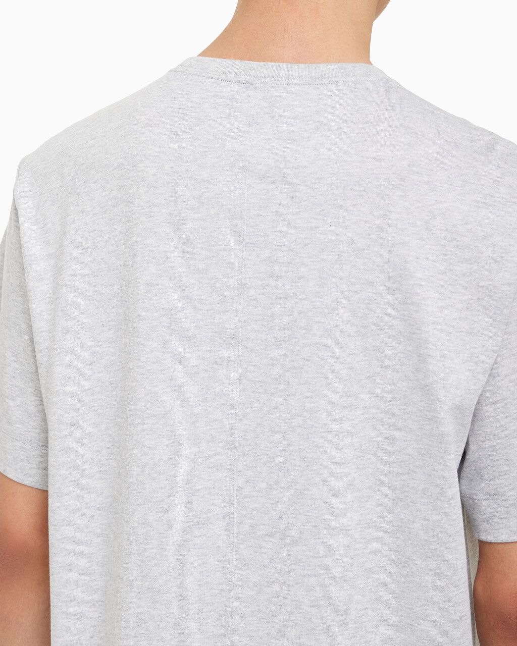 Buy 남성 레귤러 핏 에센셜 로고 반팔 티셔츠 in color ATHLETIC GREY H