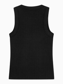 Buy 여성 모노그램 립 슬리브리스 in color BLACK