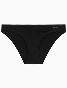 Buy 여성 CK 아이디얼 코튼 로우라이즈 비키니 in color BLACK