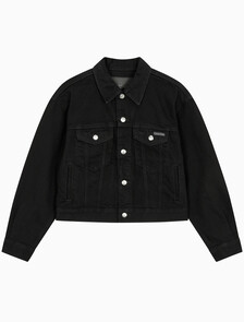 Buy 여성 90'S 히어로 트러커 자켓 in color BLACK