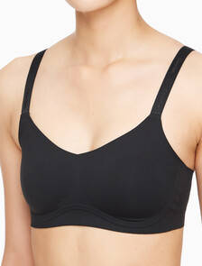 Buy 여성 인비져블 소프트 서포트 AF 라이틀리 라인드 브라렛 in color BLACK