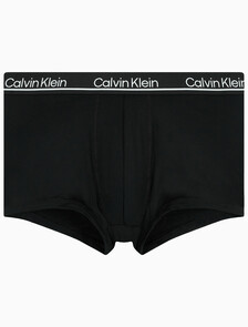 Buy 남성 CK 마이크로 플러스 로우 라이즈 드로즈 3PK in color BLACK