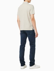 Buy 모노그램 피케 폴로 티 in color BEIGE