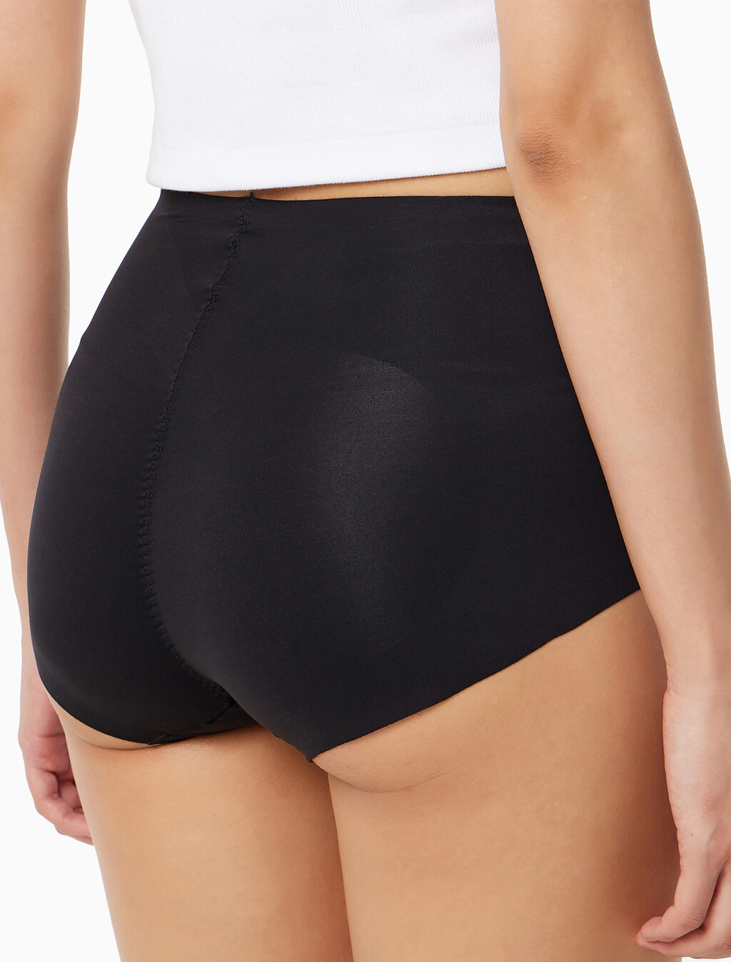 Buy 여성 스테이-풋 스트레치 마이크로 브리프 in color BLACK