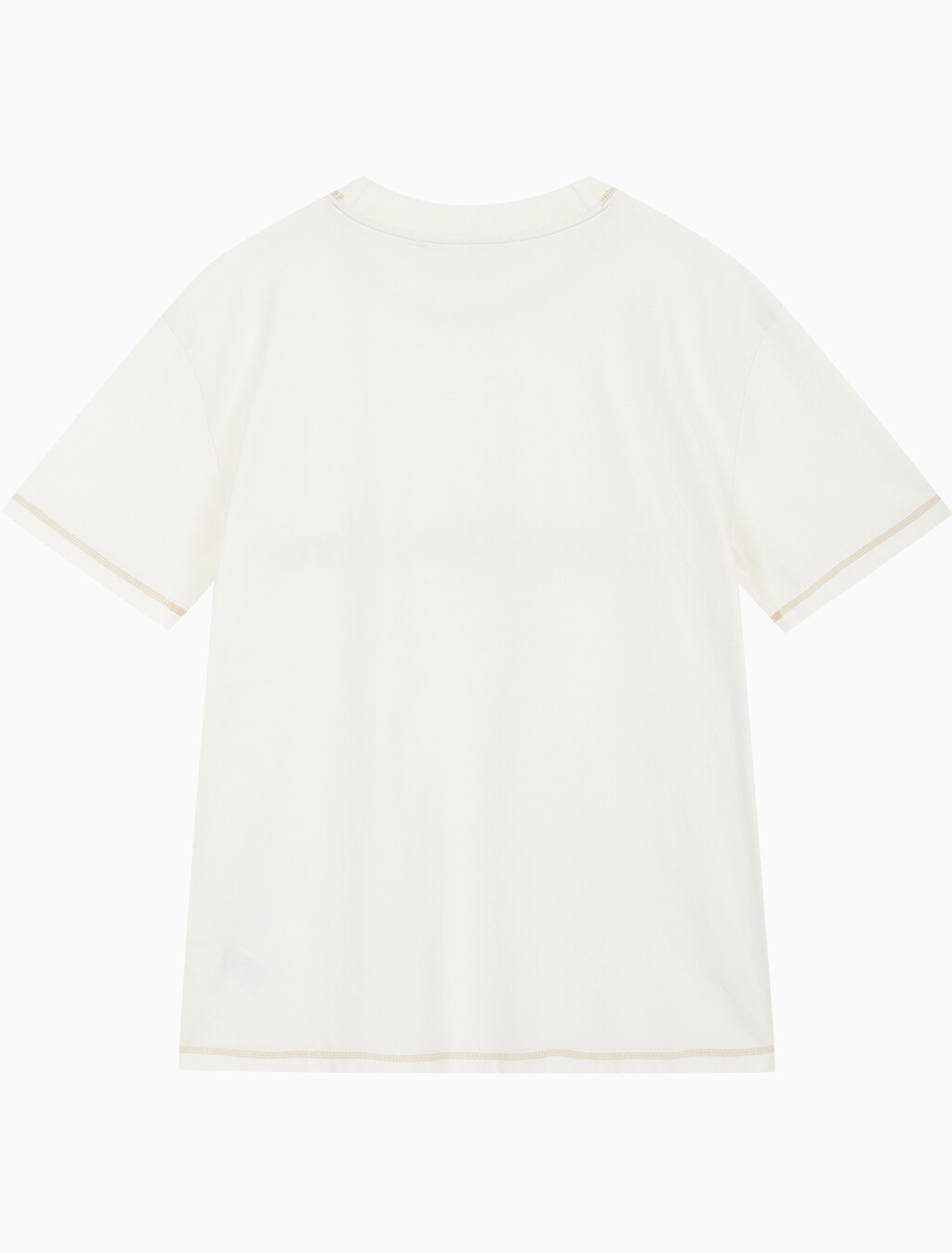 Buy 남성 모노그램 엠브로이더리 로고 반팔 티셔츠 in color WHITE