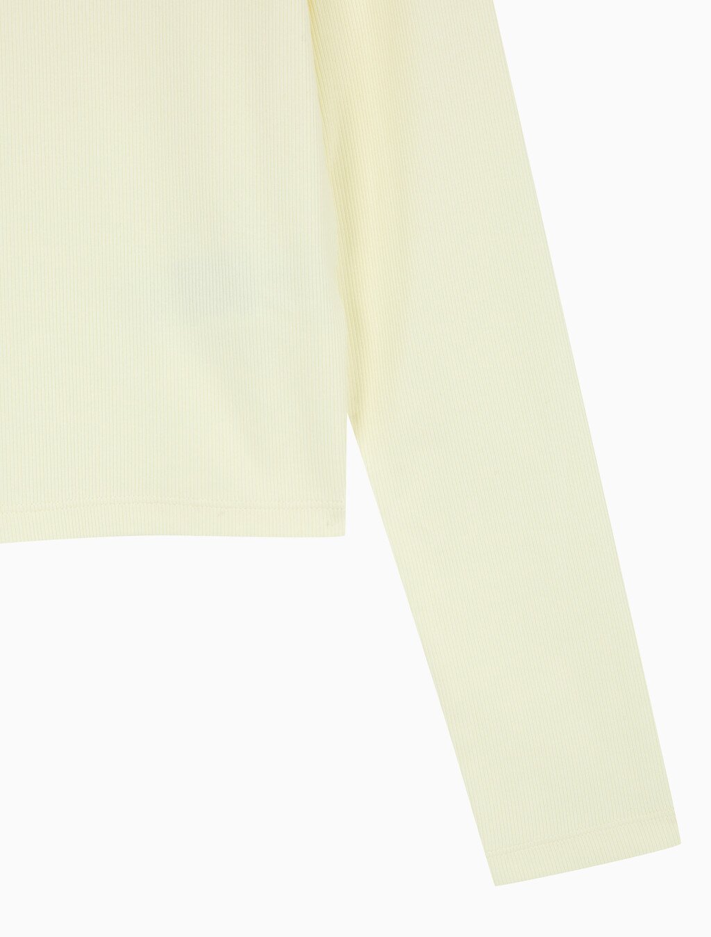 Buy 여성 L/S 모노그램 베이비 티셔츠 in color Light Yellow