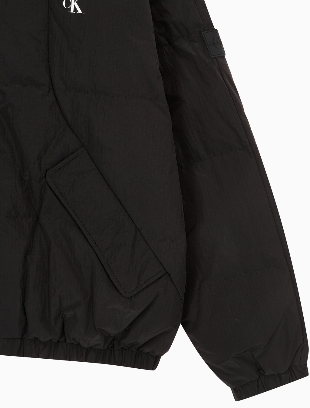 Buy 남성 울트라 라이트 다운 봄버 자켓 in color CK BLACK