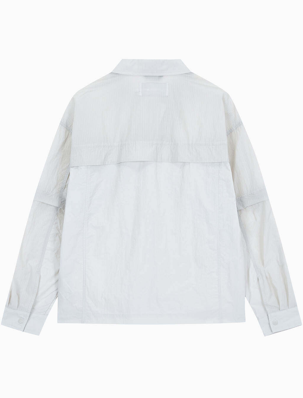 Buy 남성 릴렉스핏 디테처블 유틸리티 셔츠 in color WHITE