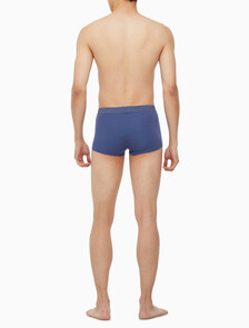 Buy 남성 CK 블랙 코튼 싱글 드로즈 in color INDIGO BLUE