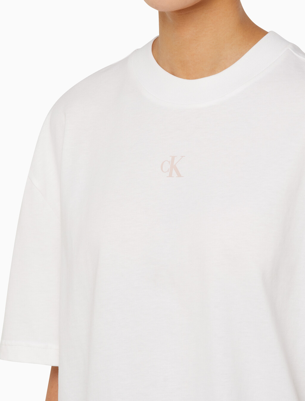 Buy 남녀공용 디퓨즈 그래픽 반팔 티셔츠 in color BRIGHT WHITE