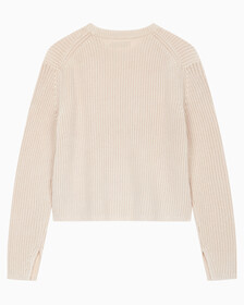 Buy 여성 롱슬리브 라운드넥 스웨터 in color Neutral Tan-231ABZ