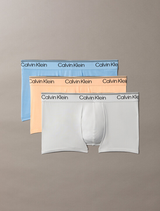 남성 마이크로파이버 스트레치 3PK 로우 라이즈 트렁크