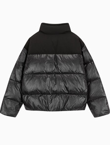 Buy 남녀공용 릴렉스 숏 블로킹 다운 푸퍼 in color CK BLACK