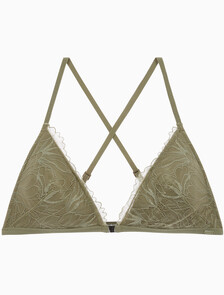 Buy 여성 플로랄 레이스 AF 트라이앵글 in color DUSKY GREEN