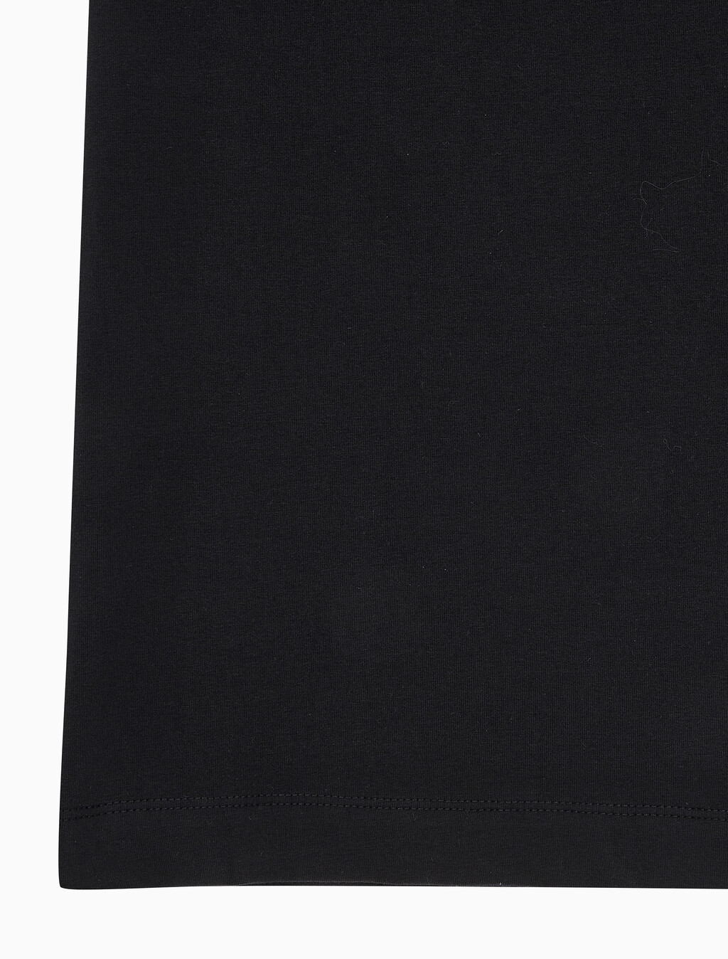 Buy 여성 레귤러핏 스몰 모노그램 로고 반팔 티셔츠  in color CK BLACK