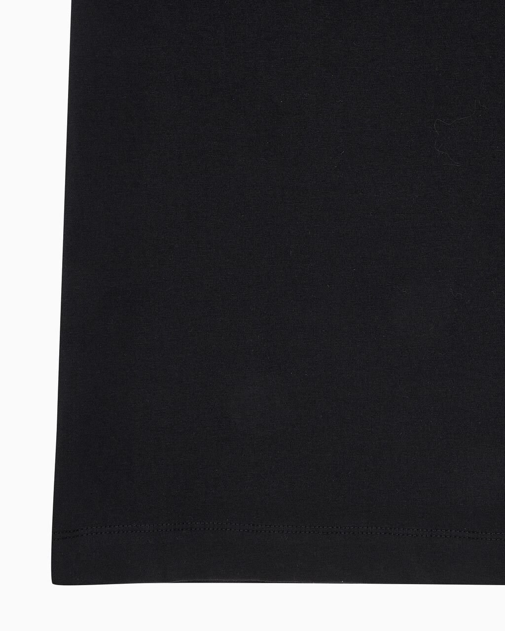 Buy 여성 레귤러핏 스몰 모노그램 로고 반팔 티셔츠  in color CK BLACK