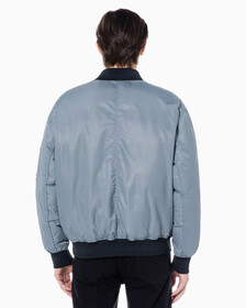 Buy 남성 후디 보머 다운 자켓 in color GREY