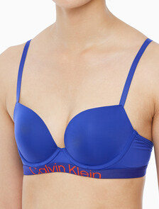 Buy 여성 퓨쳐 쉬프트 마이크로 AF 푸쉬업 브라 in color SPECTRUM BLUE/SPICY ORANGE