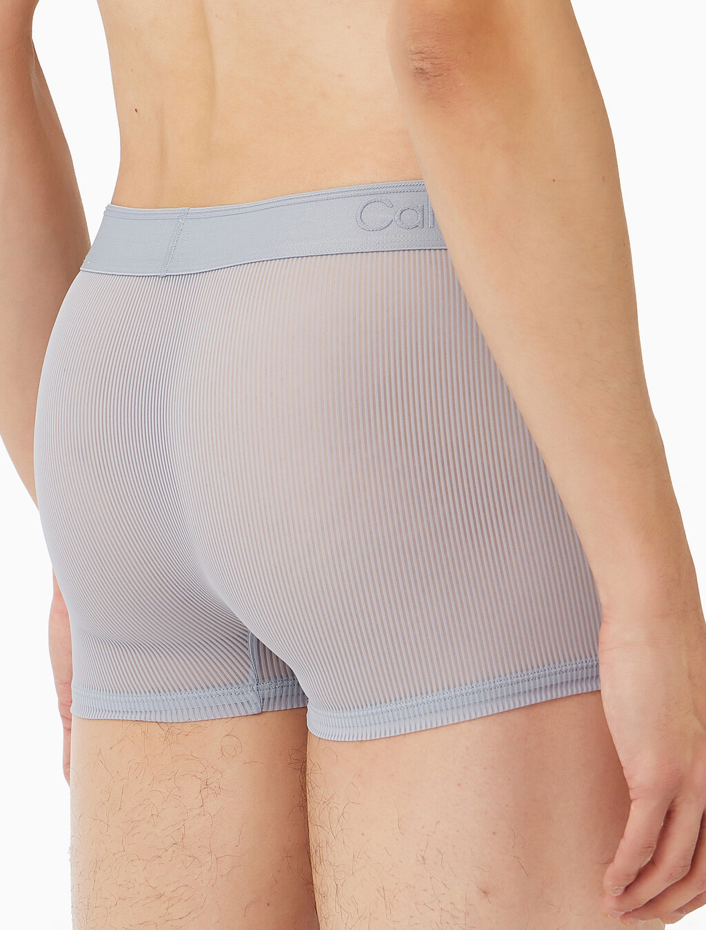 Buy 남성 CK 블랙 시어 립 트렁크 in color Grey