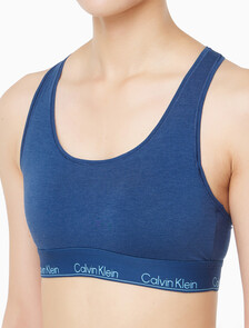 Buy 여성 아이콘 코튼 모달 AF 레이서백 브라렛 in color Dark Blue