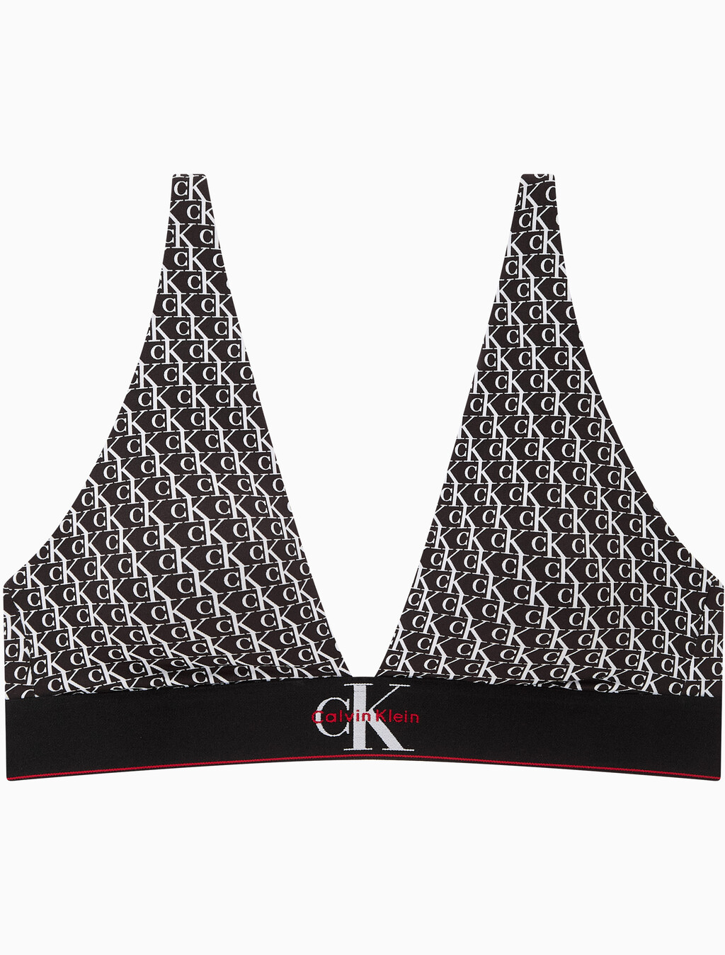 Buy 여성 CK 그래픽 AF 트라이앵글 in color Black Print