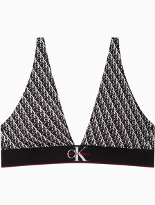 Buy 여성 CK 그래픽 AF 트라이앵글 in color Black Print