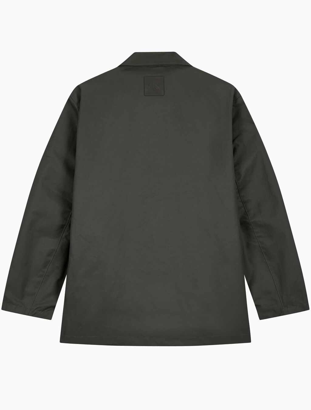 Buy 남성 콘트라스트 카라 카코트 in color CHARCOAL