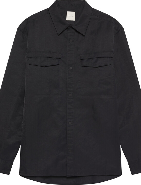 남성 릴렉스핏 나일론 셔츠자켓