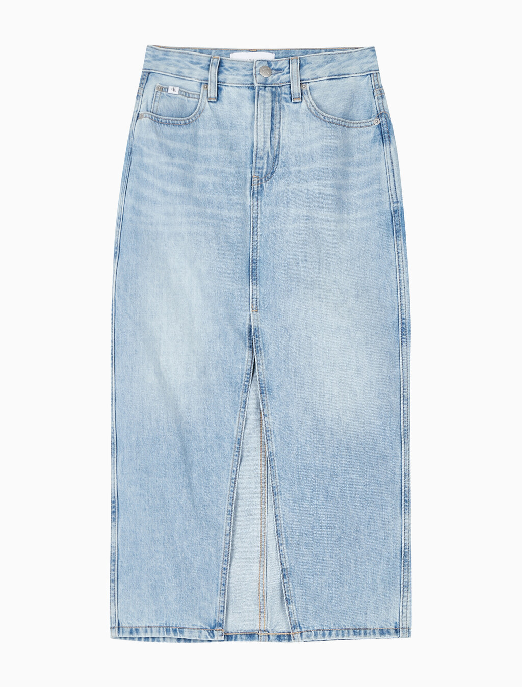 Buy 여성 맥시 데님 스커트 in color CHALKY BLUE
