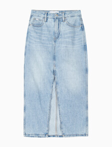 Buy 여성 맥시 데님 스커트 in color CHALKY BLUE