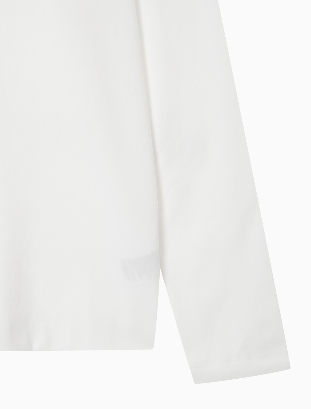 Buy 남성 를래식 핏 럭스 코튼 인터락 폴로 긴팔 티셔츠 in color BRIGHT WHITE