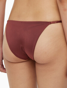 Buy 여성 폼투바디 러스터 하이레그 탕가 in color DARK BROWN
