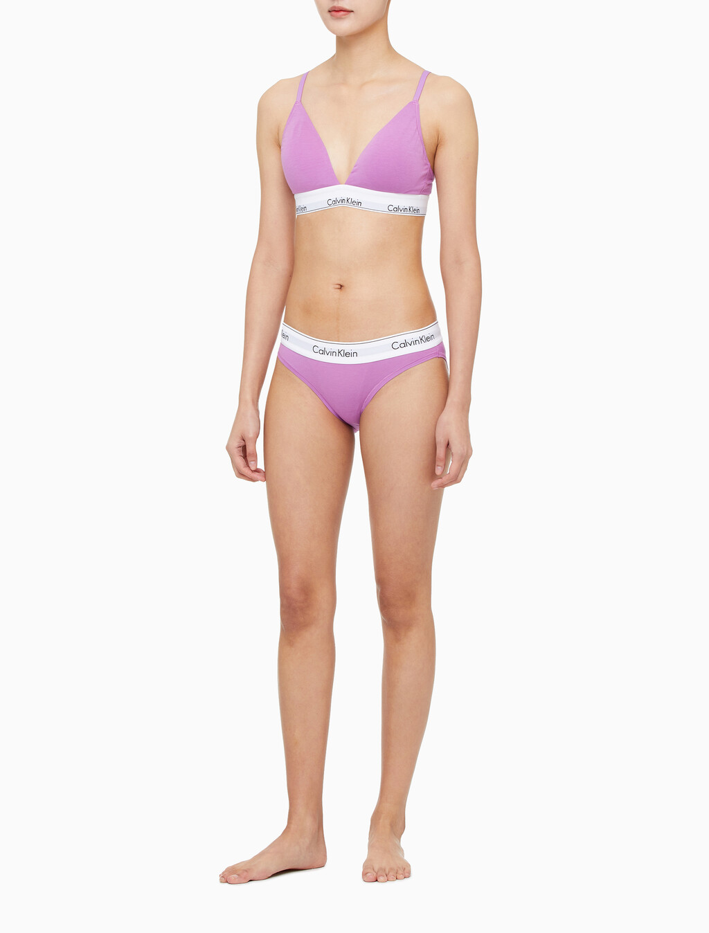 Buy 여성 모던 코튼 AF 비키니 in color IRIS ORCHID