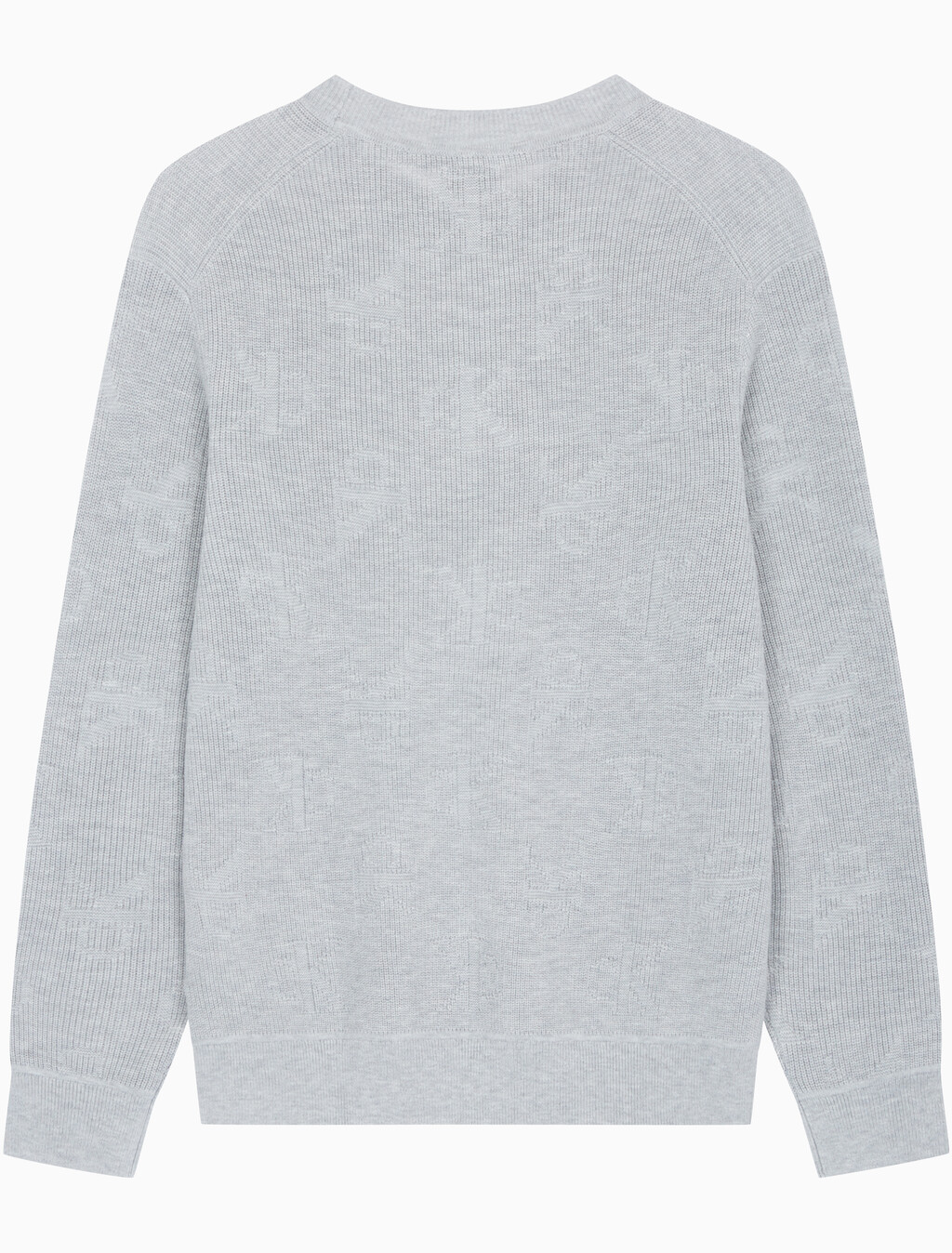 Buy 남성 AOP 니트 스웨터 in color LIGHT GREY HEATHER