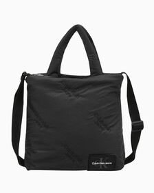 Buy 여성 CKJ 퍼피 AOP 크로스 바디백 in color BLACK