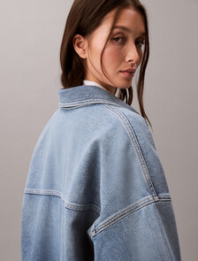 Buy 여성 데님 보이프렌드 셔츠 in color Overnight blue