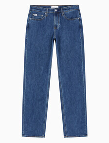 Buy 남성 90's 스트레이트핏 미드블루 데님 in color MID BLUE BACK EMBRO