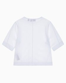 Buy 여성 박시 핏 에센셜 기능성 반팔 티셔츠 in color BRIGHT WHITE