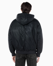 Buy 남성 후디 보머 다운 자켓 in color CK BLACK