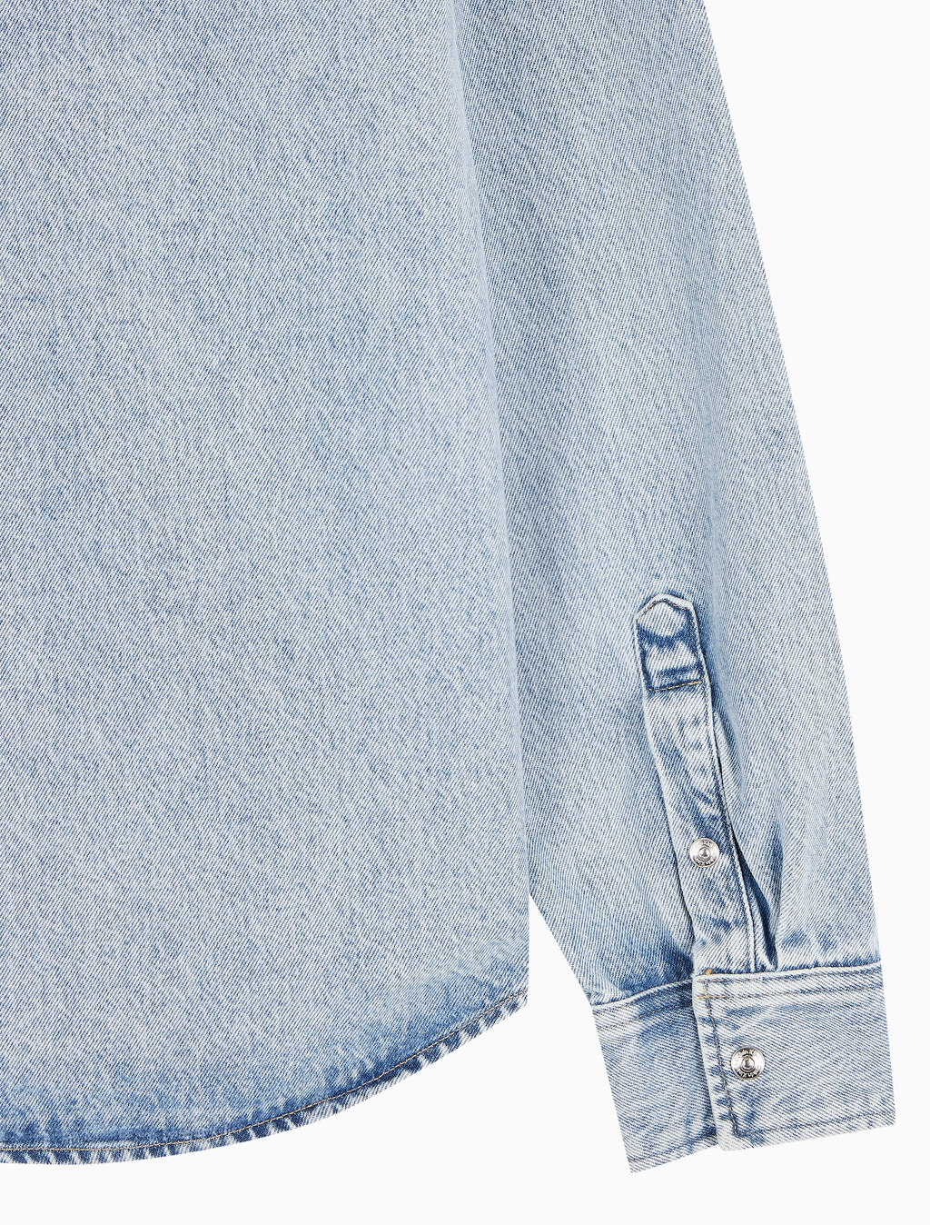Buy 남성 레귤러핏 라이트블루 데님 셔츠 in color CHALKY BLUE